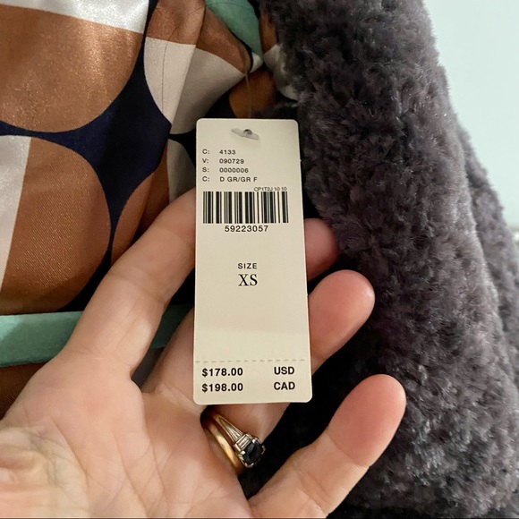 Anthropologie Maeve faux fur coat - Picture 12 of 17